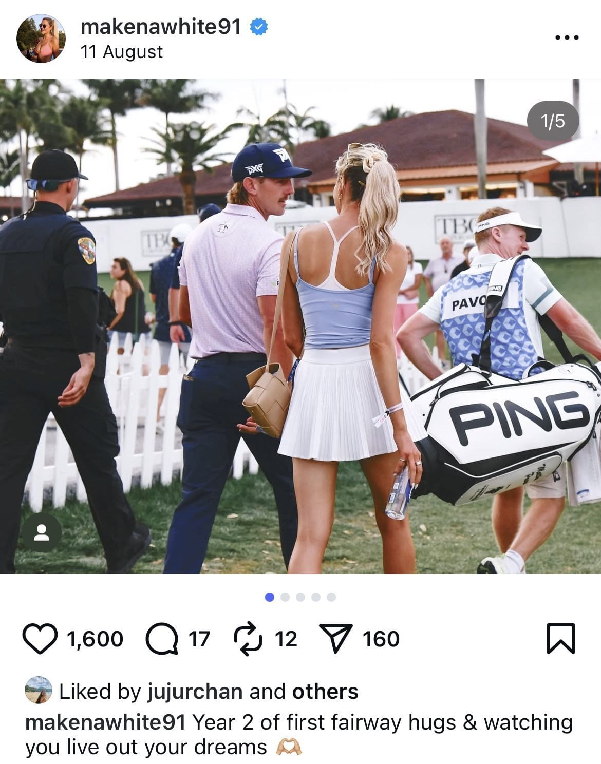 Knapp and his late girlfriend Makena White _ Image via Instagram/@makenawhite91