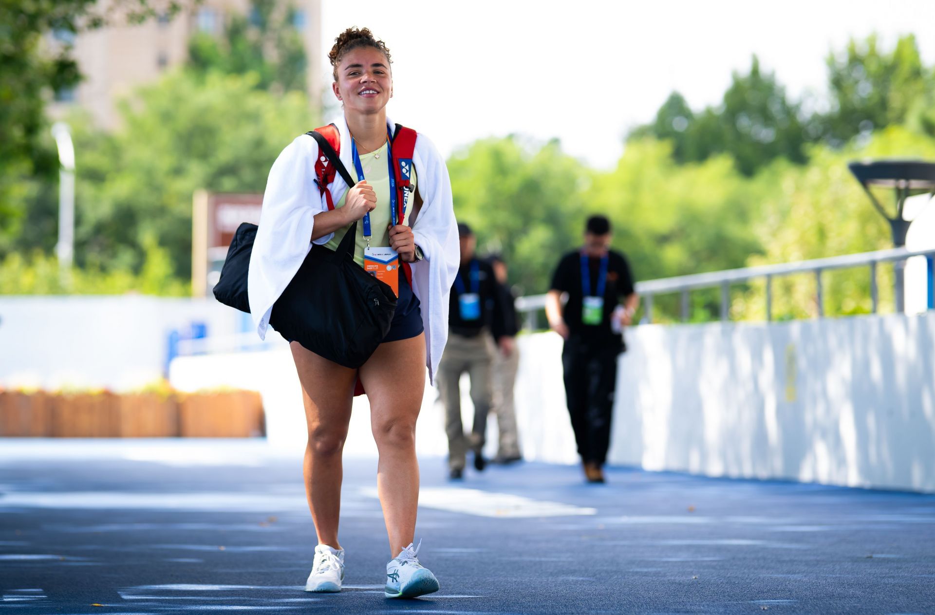 Jasmine Paolini at the China Open 2025. (Photo: Getty)
