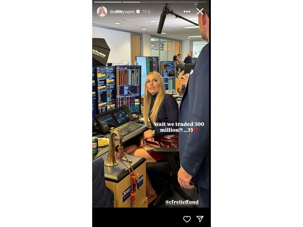 Vonn&#039;s Instagram story
