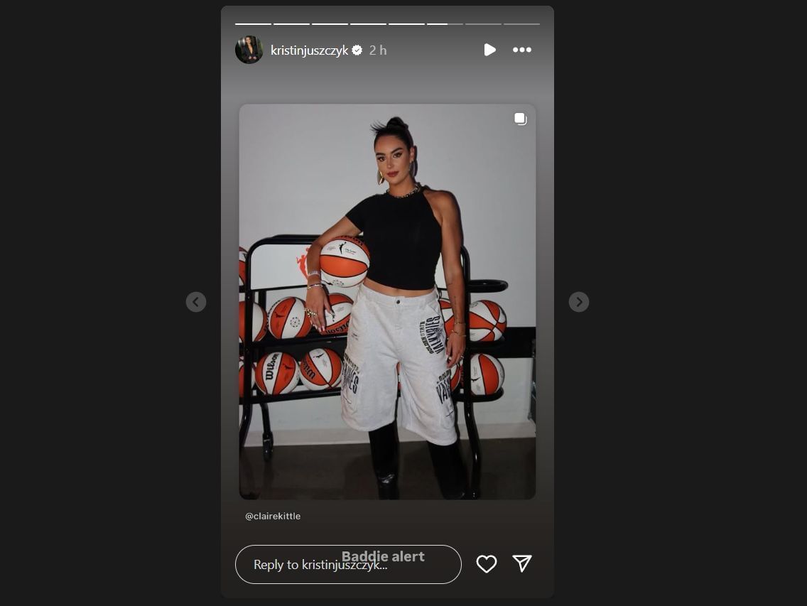 @kristinjuszczyk IG story