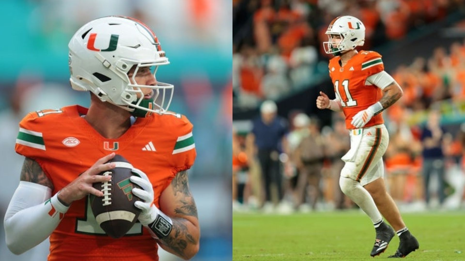 Miami Hurricanes QB Carson Beck