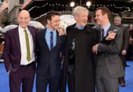 Patrick Stewart (Left) at the "X-Men: Days Of Future Past" UK Premiere (Image via Getty)
