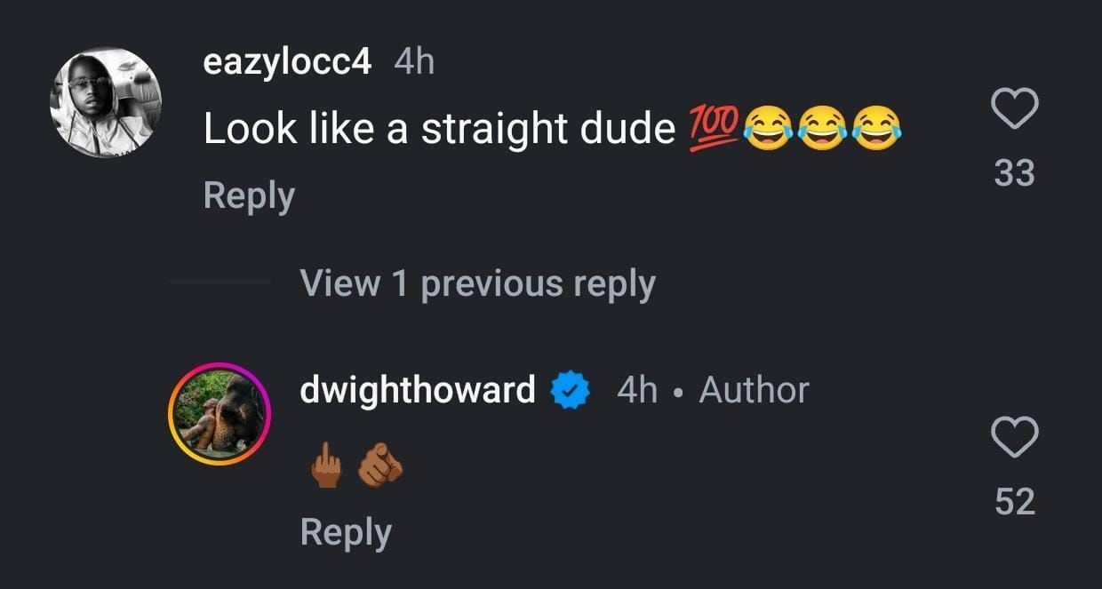 Credits: Instagram (@dwighthoward)