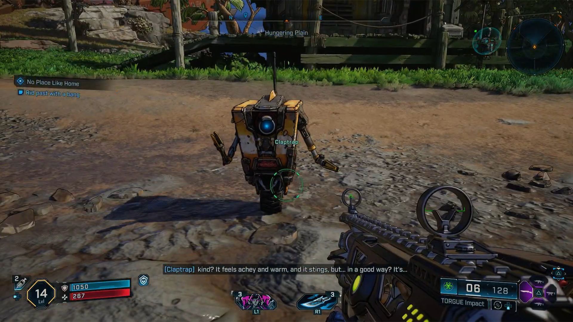 No Place Like Home is one of the five quests given to you by Claptrap