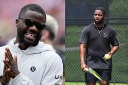 Frances Tiafoe sends teasing message to twin brother & Hailey Baptiste's coach Franklin Tiafoe after WTA star shares unserious picture of him