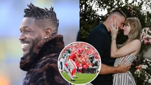 Antonio Brown hits Travis Kelce with brutal Taylor Swift jab after Chiefs TE's disastrous outing in embarrassing loss to Eagles