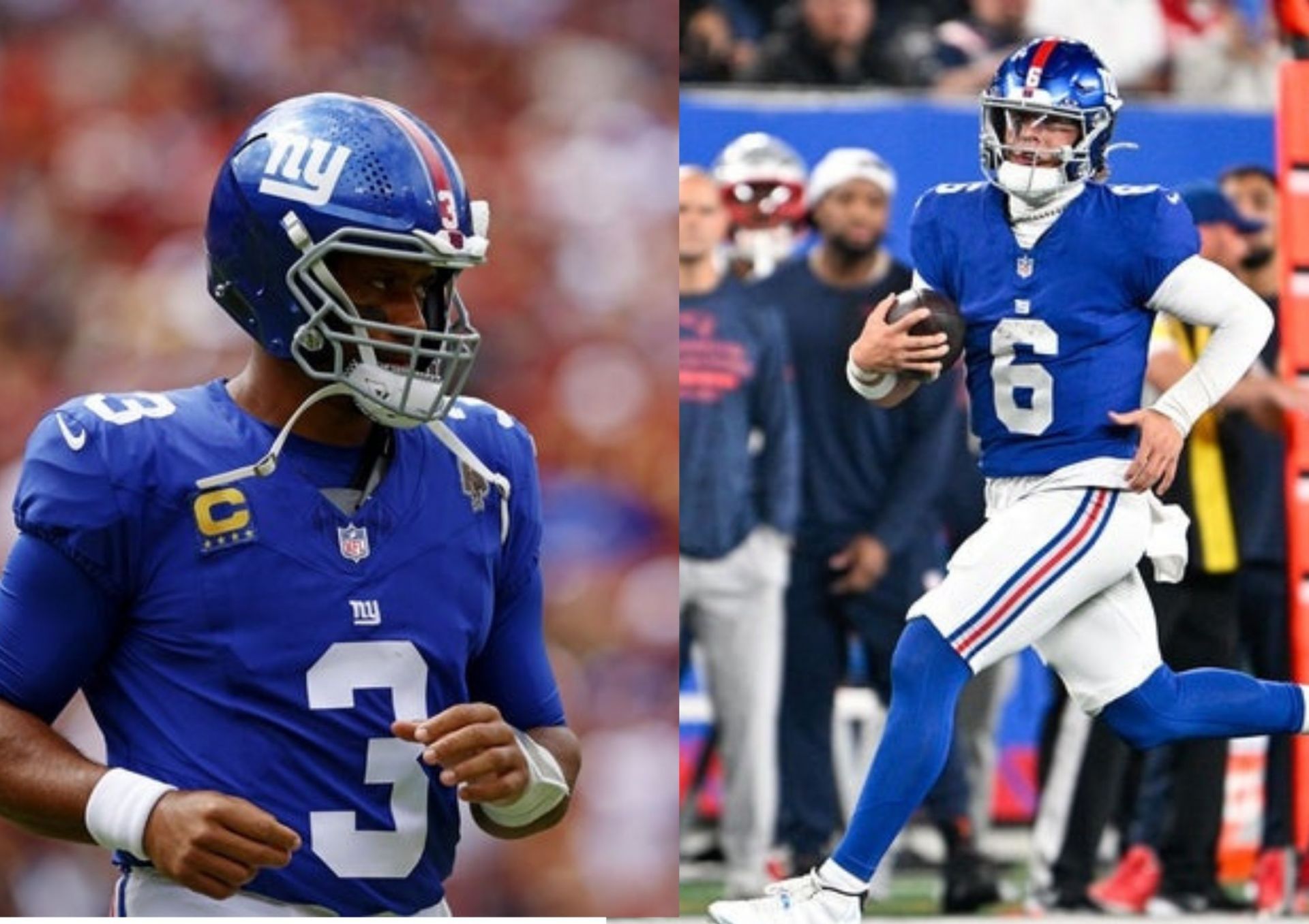 When should Jaxson Dart replace Russell Wilson?