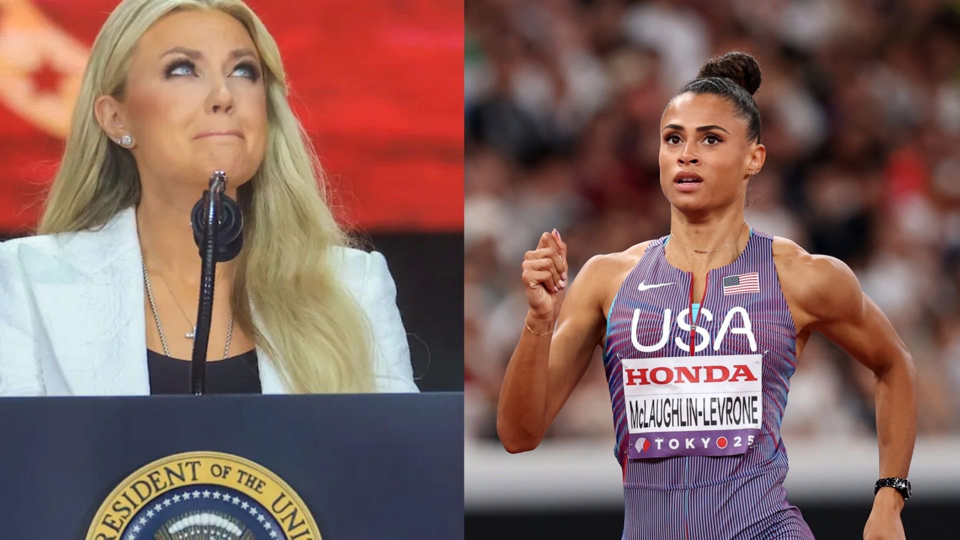 Sydney McLaughlin-Levrone reacts to Charlie Kirk