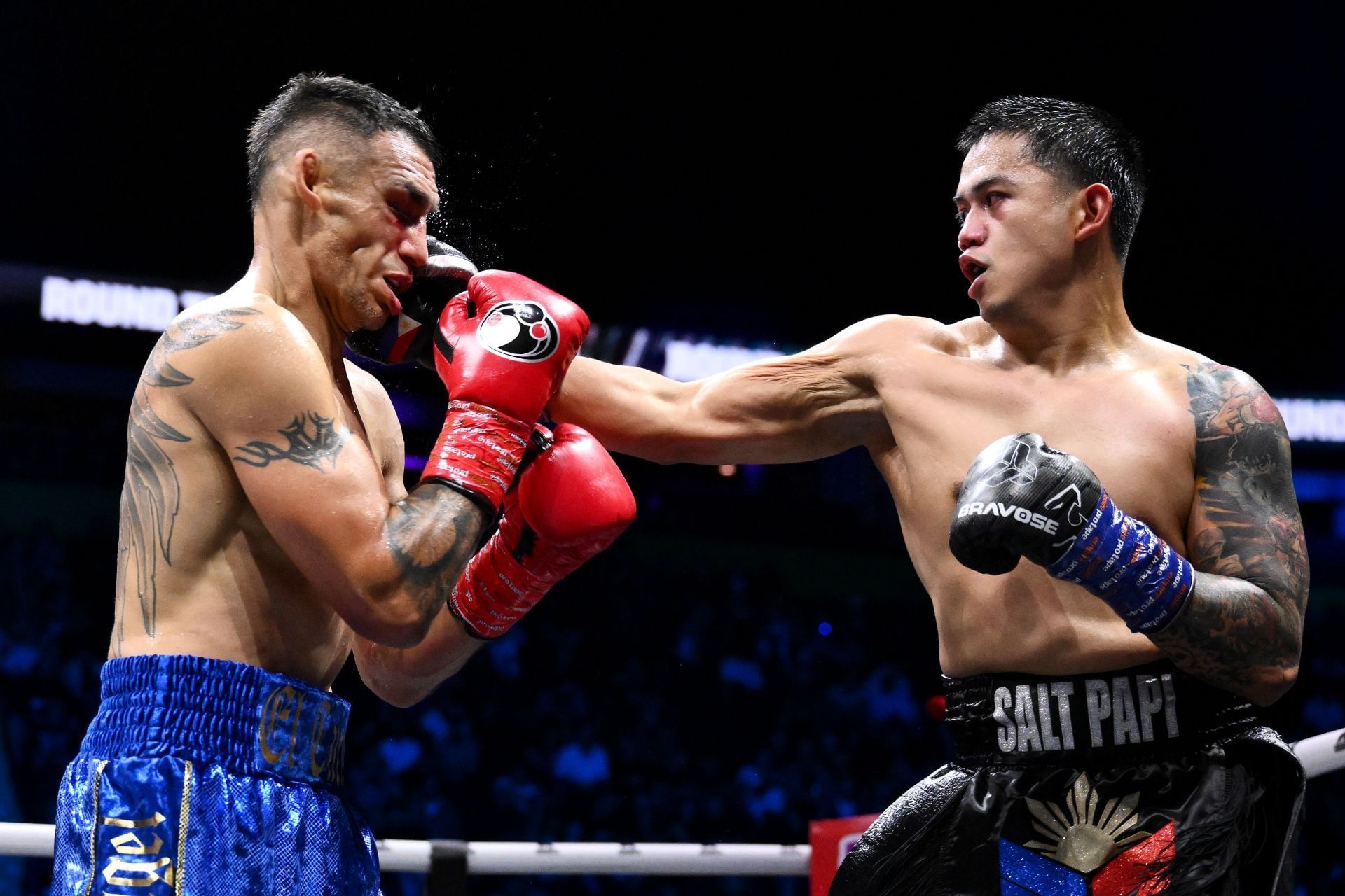 Salt Papi (right) talks about his loss to Tony Ferguson (left). [Image courtesy: Getty]