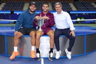 Alcaraz se svou rodinou na 2025 US Open - 15. den - Zdroj: Getty