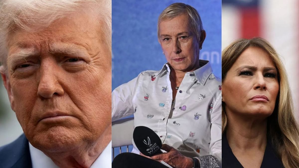Martina Navratilova believes Donald Trump's wife Melania 'despises' him after seeing viral picture of US President & First Lady