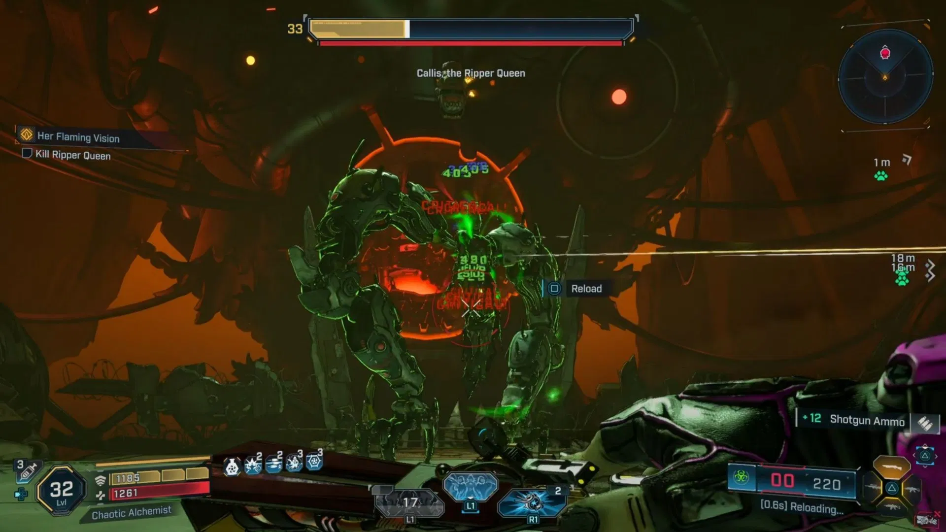 Callis might be fast, but most of her attacks require her to stand still; abuse it and open fire (Image via 2K Games)
