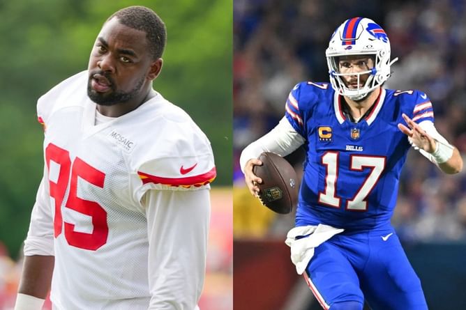 Chris Jones seeming throws shade at Josh Allen's NFL MVP win 7 months after praising Bills QB over prestigious honor