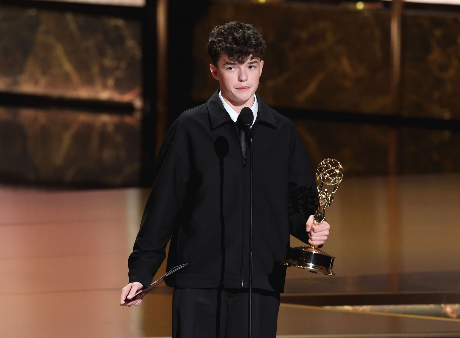 Owen Cooper at the 77th Primetime Emmy Awards (Image via Monica Schipper/WireImage)