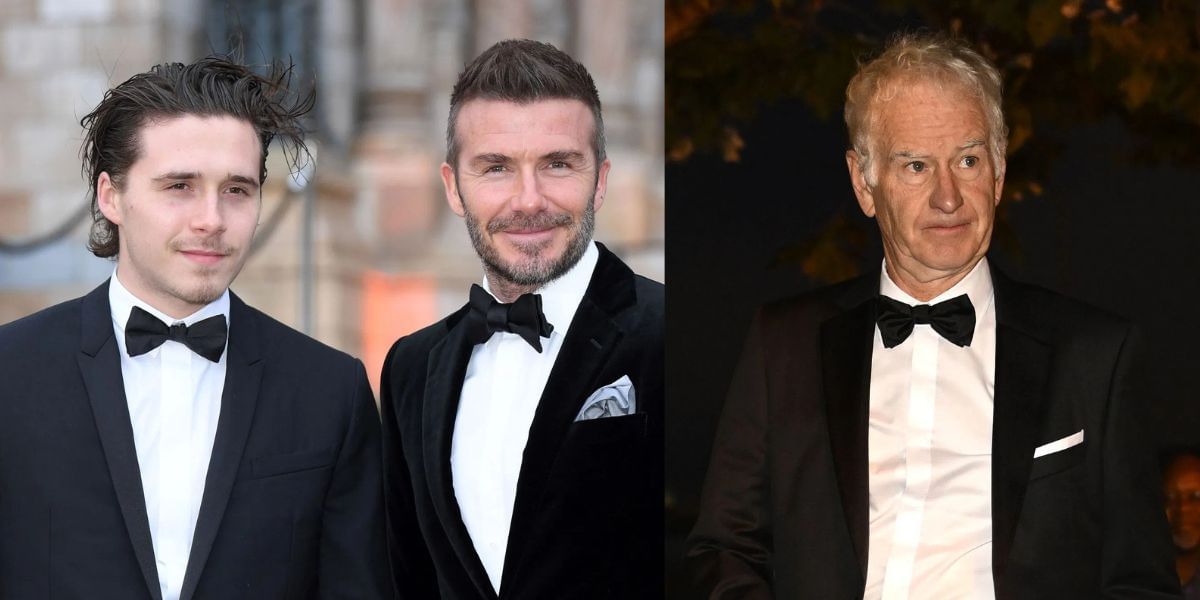 John McEnroe and Brooklyn Beckham were part of 2025 Ryder Cup Celebrity All-Star Golf Match in New York this week | Image Source: Getty