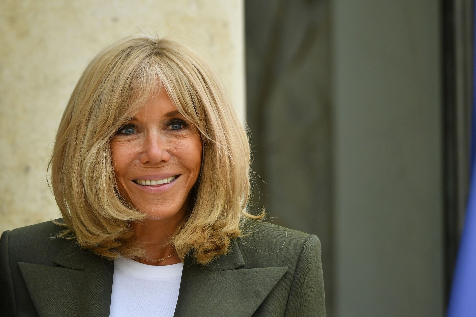 Brigitte Macron at the Generation Equality Forum (Image via Getty Images)