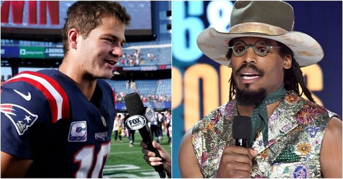 Drake Maye sets record straight on his Cam Newton's Superman celebration amid backlash on Patriots QB using ex-NFL MVP's iconic gesture