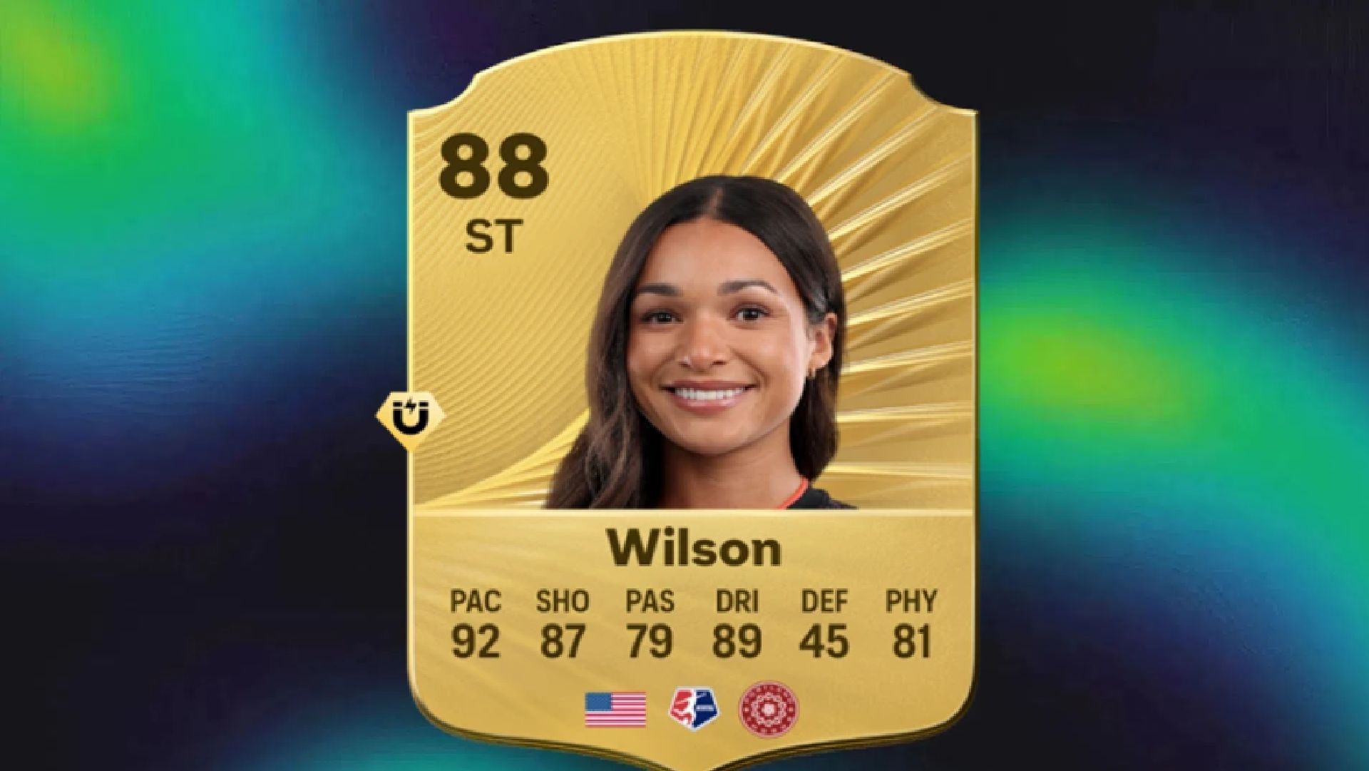 Sophia Wilson is among the best NWSL players in the game (Image via EA Sports)