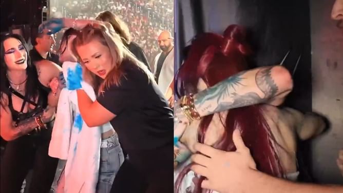 WWE posts concerning off-air video footage of IYO SKY needing to be helped to the back on RAW