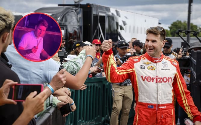 WATCH: Will Power's drumming skills bring Broadway club-goers to their feet after IndyCar season finale