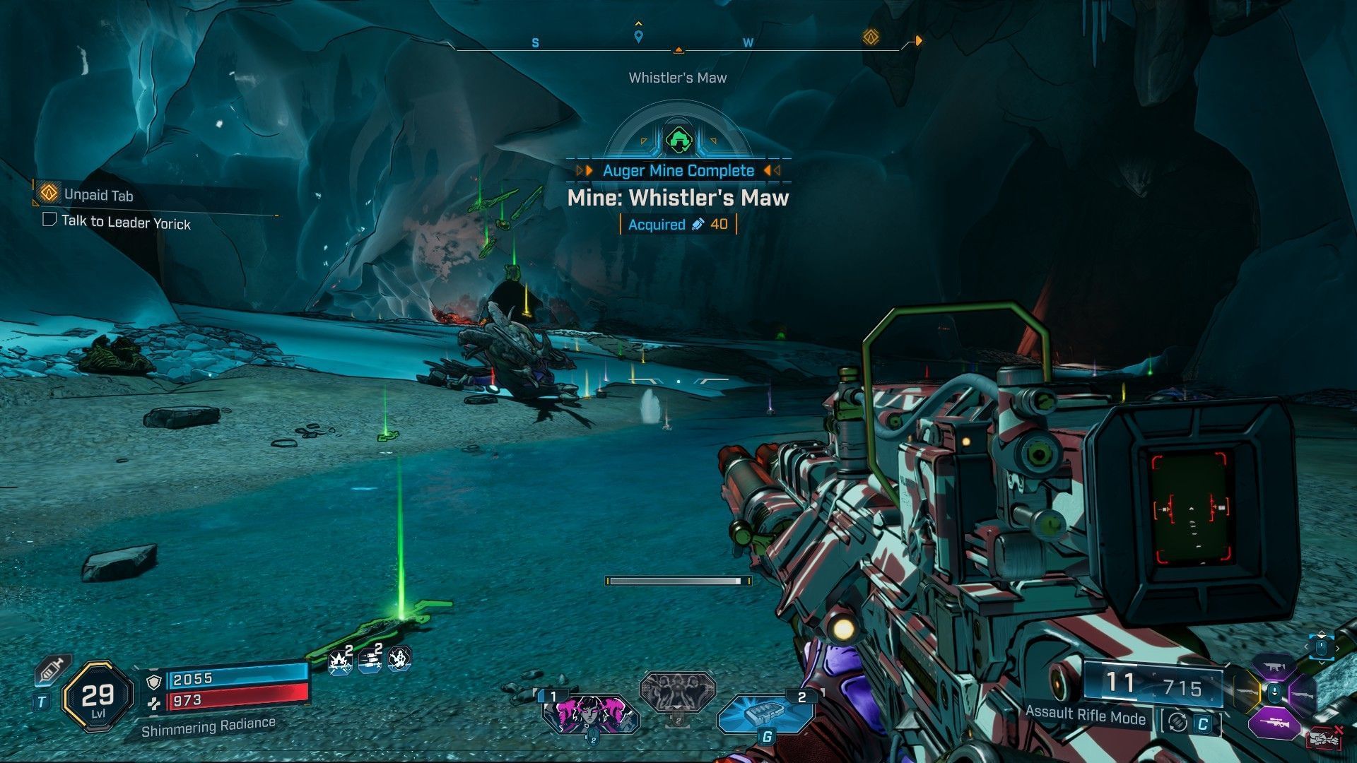 The boss drops a variety of loot (Image via 2K)