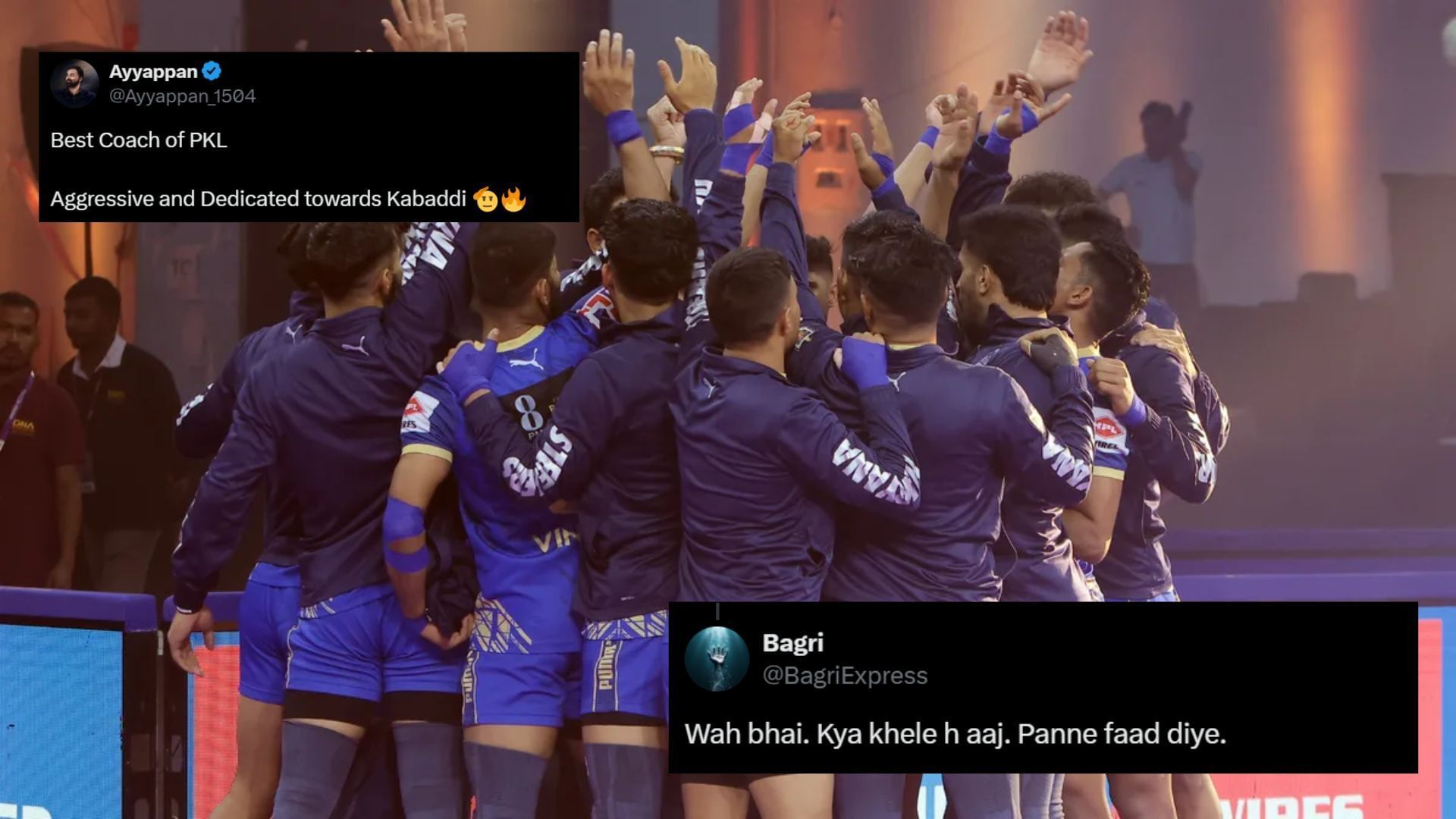 Haryana Steelers beat Patna Pirates in Pro Kabaddi 2025 (Image Credits: PKL &amp; @BagriExpress,@Ayyappan_1504/X)