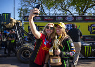 Courtney Force (left) and Brittany Force (right) - Source: Imagn
