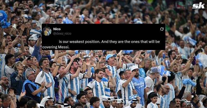 "Neither do any positive", "Our weakest position" - Fans slam duo as Argentina slump to 1-0 loss in Lionel Messi's absence