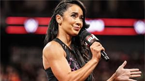 Former WWE champion breaks character to comment on AJ Lee's return