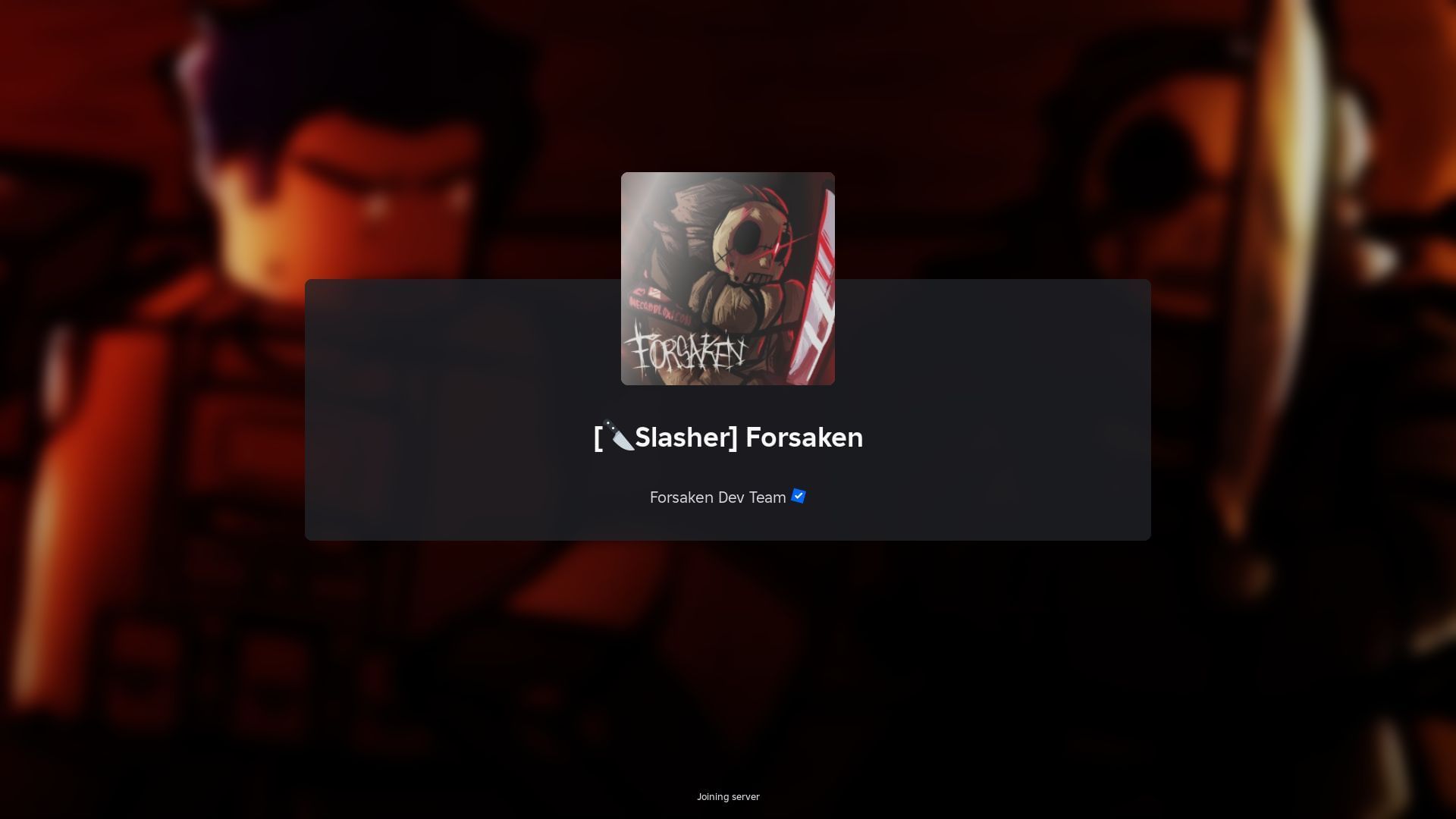 Roblox Forsaken