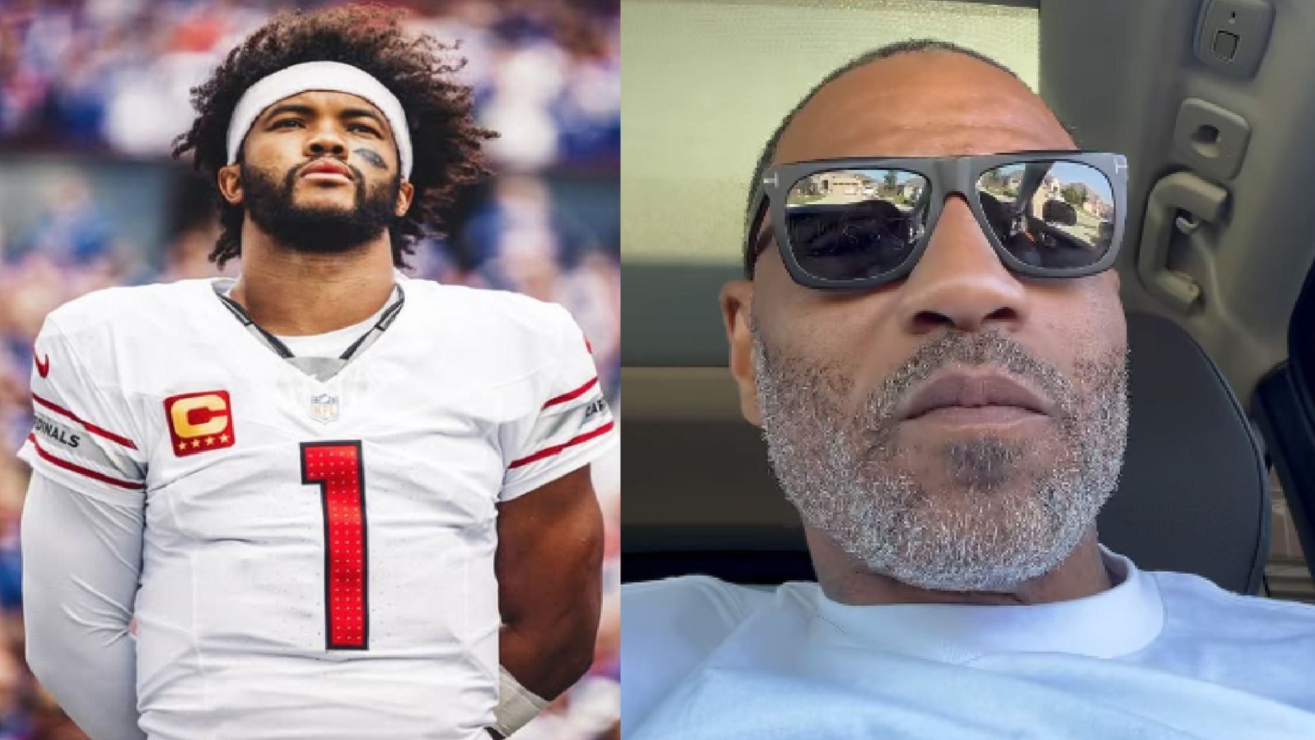 An image of Kyler Murray and Kenyon Martin