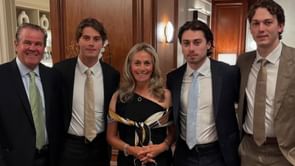 In Photos: Quinn Hughes links up with brother Jack at the US Open in NYC