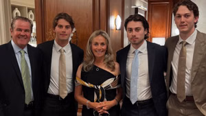 In Photos: Quinn Hughes links up with brother Jack at the US Open in NYC