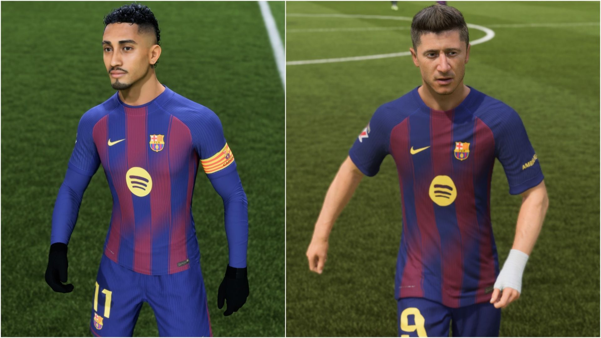 FC Barcelona is overpowered (Images via EA Sports/Sportskeeda Gaming)