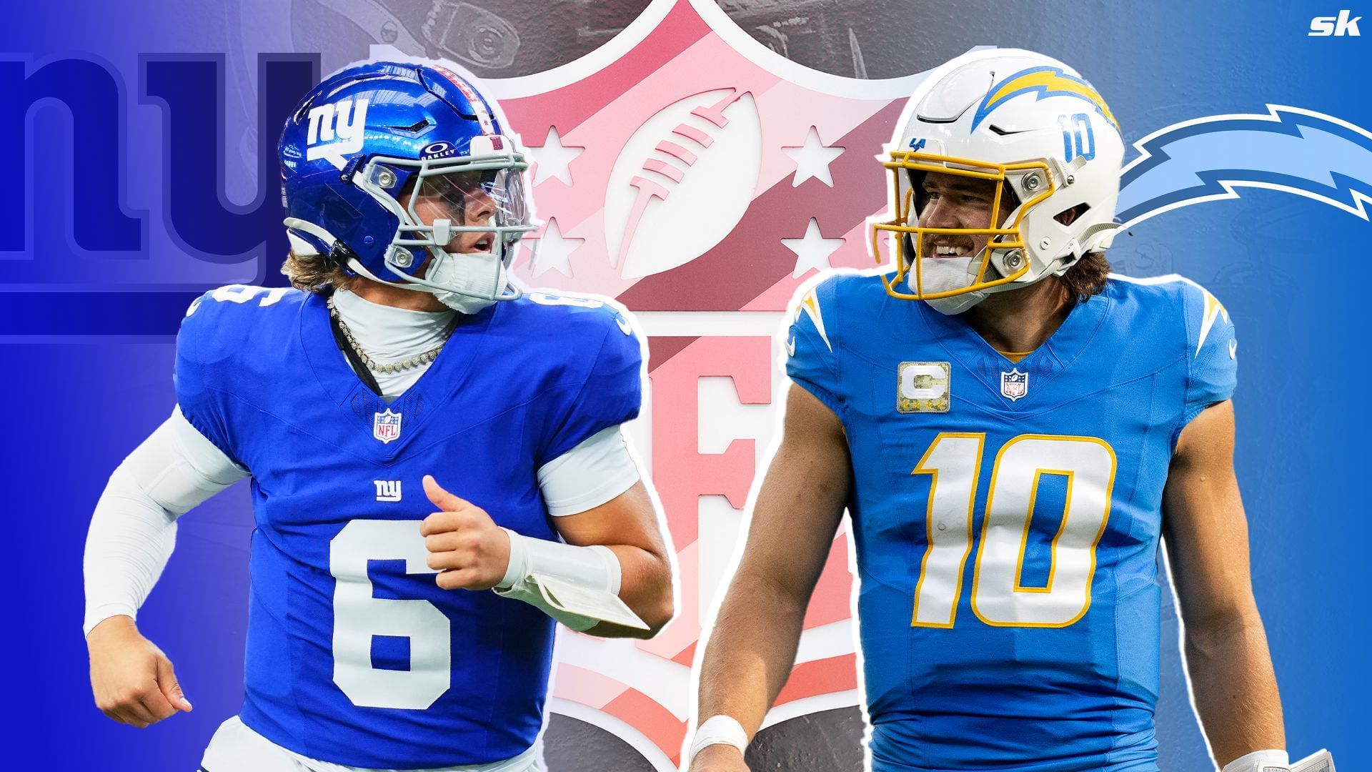 New York Giants vs. Los Angeles Chargers: Box score, player stats, and summary feat. Jaxson Dart, Justin Herbert - Source: Getty