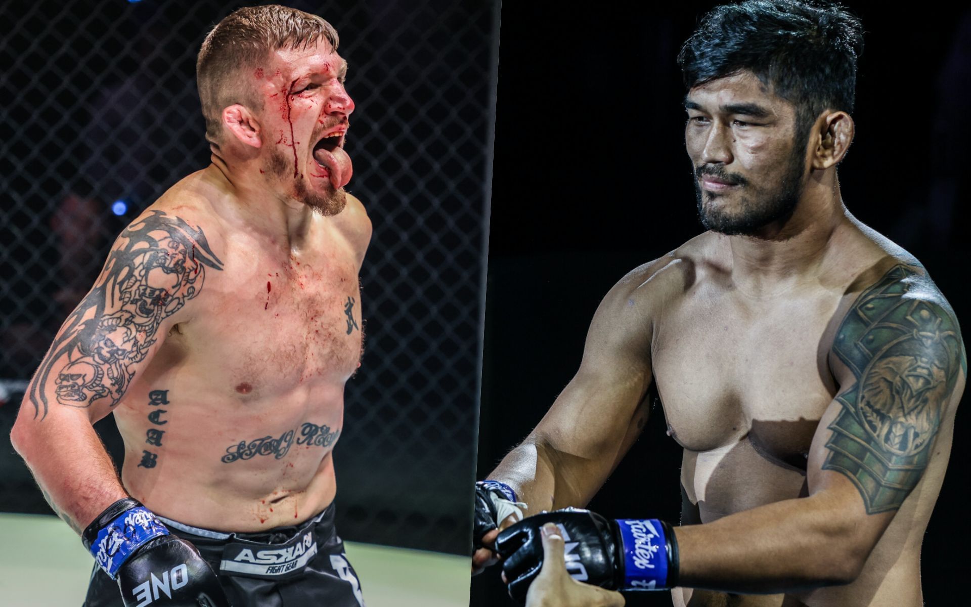 Zebaztian Kadestam (L) honored to face Aung La N Sang (R) | Photo credit: ONE Championship
