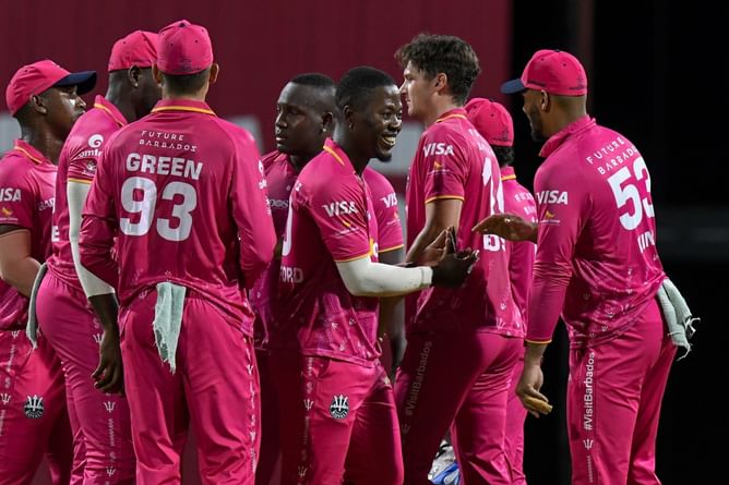 Barbados Royals gift special jersey to world’s strongest man & WWE legend during CPL 2025 [Watch]