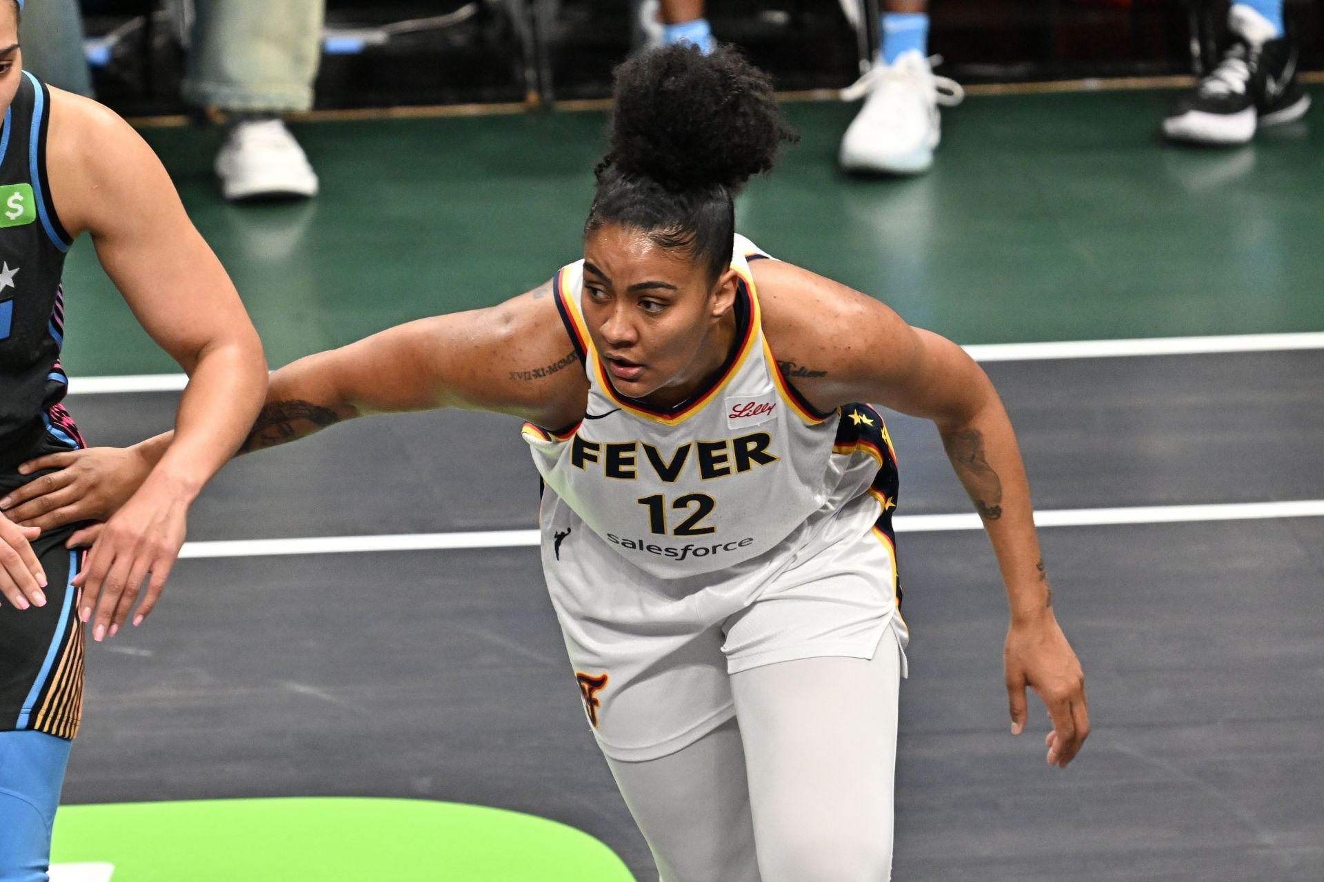 Fever Injury Update: Caitlin Clark joined by 6-foot-4 Brazilian teammate on sidelines for Indiana’s playoffs opener vs Atlanta Dream