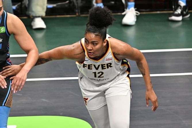 Fever Injury Update: Caitlin Clark joined by 6-foot-4 Brazilian teammate on sidelines for Indiana’s playoffs opener vs Atlanta Dream