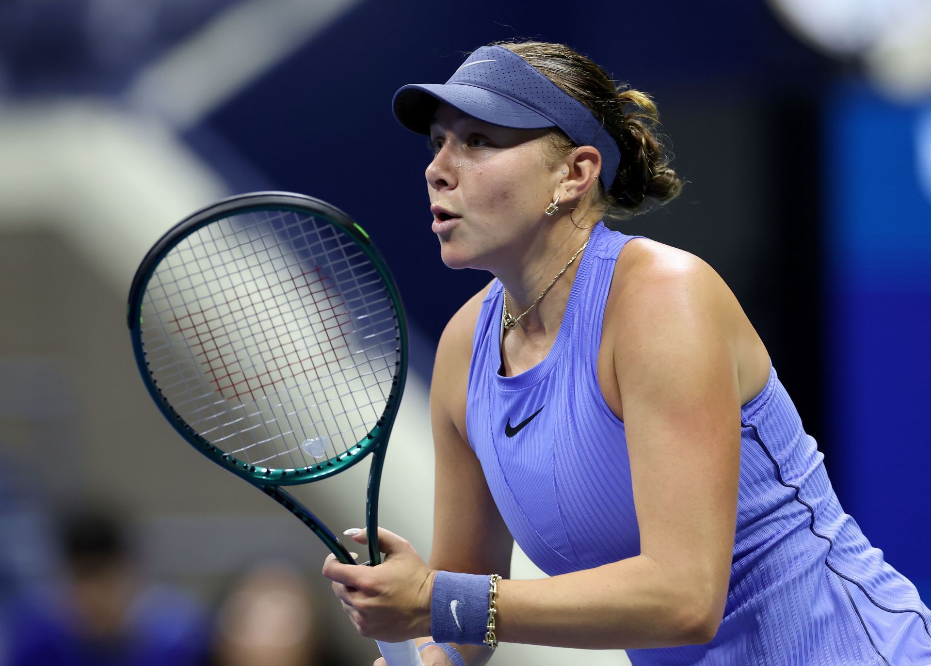 Anisimova at the 2025 US Open - Day 12 - Source: Getty