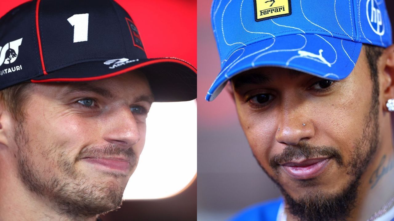 Fans react as Max Verstappen trolls Lewis Hamilton after Italian GP qualifying [Images via Getty]