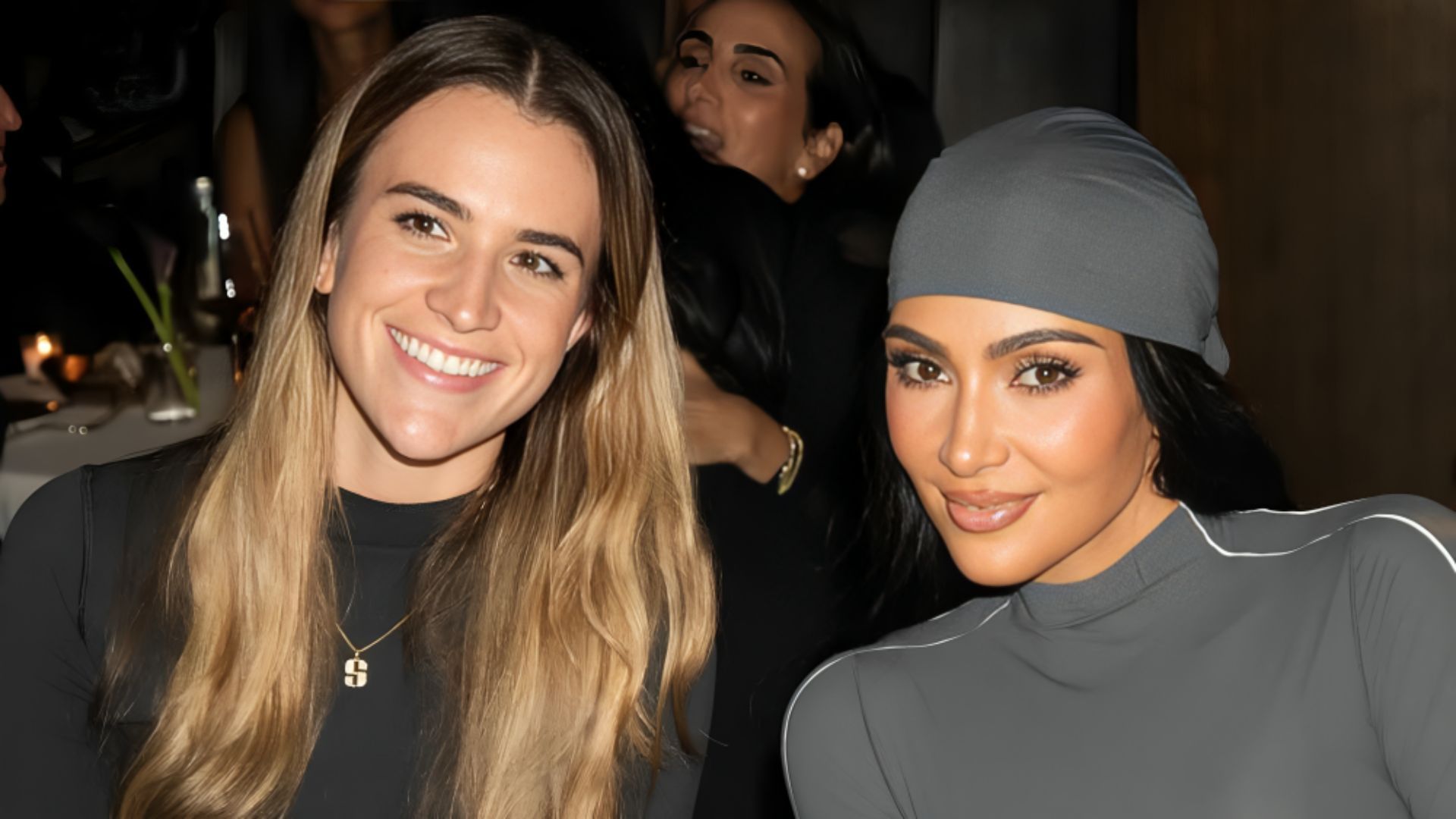 Kim Kardashian shares a picture with Sabrina Ionescu (Credits: IG/@kimkardashian)