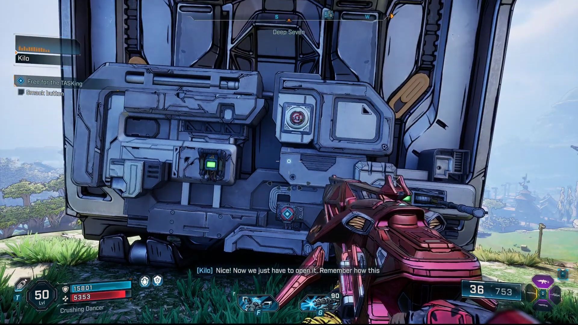 Control panel of the Order Pod with buttons and levers (Image via Youtube/@WoWQuest)