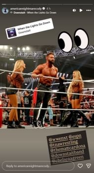 Cody Rhodes reacts to Matt Cardona showing up on NXT (Picture credits: Star's Instagram)