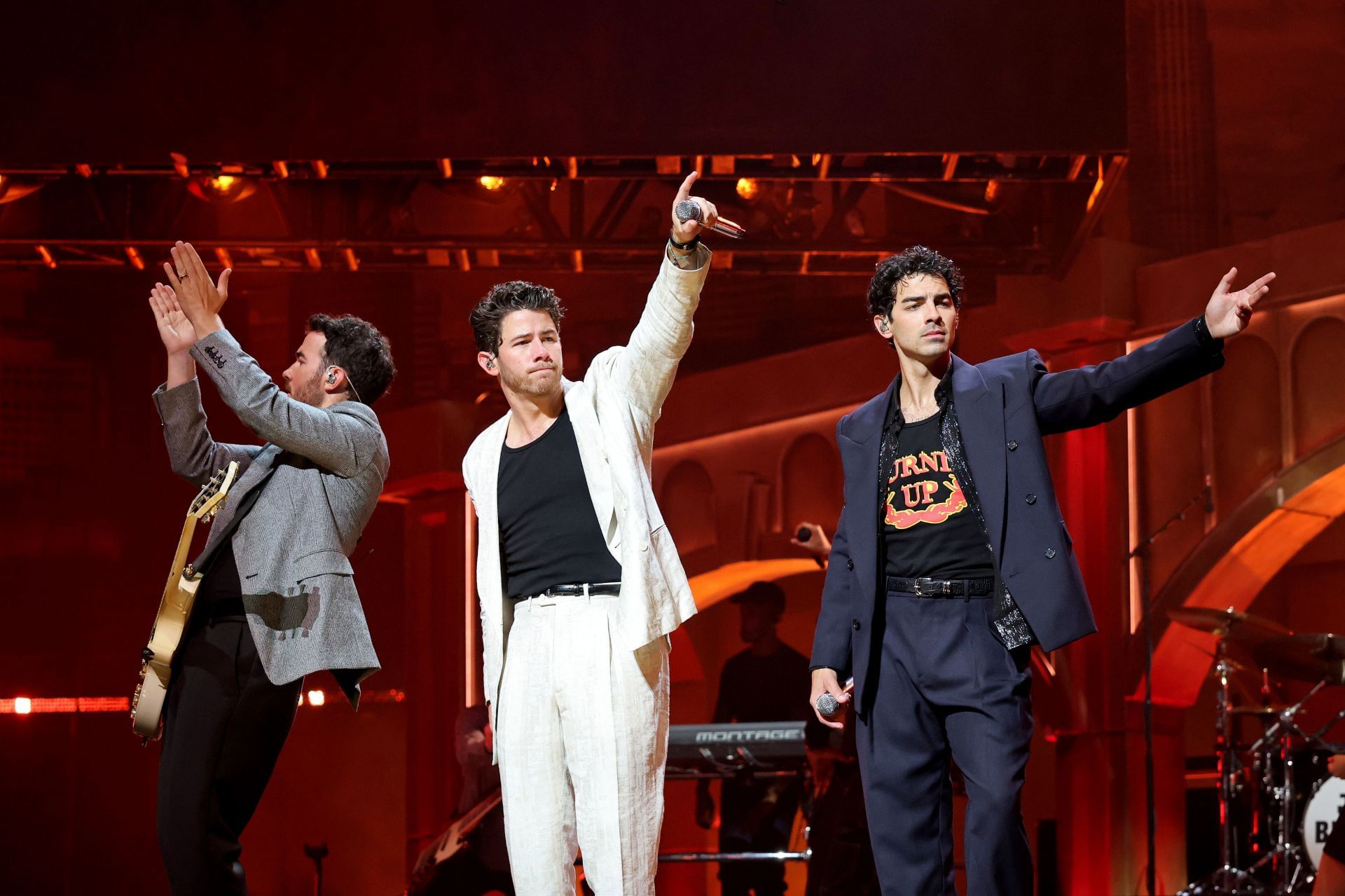 Jonas Brothers: JONAS20 Greetings From Your Hometown Tour (Image via Amy Sussman/Getty Images)