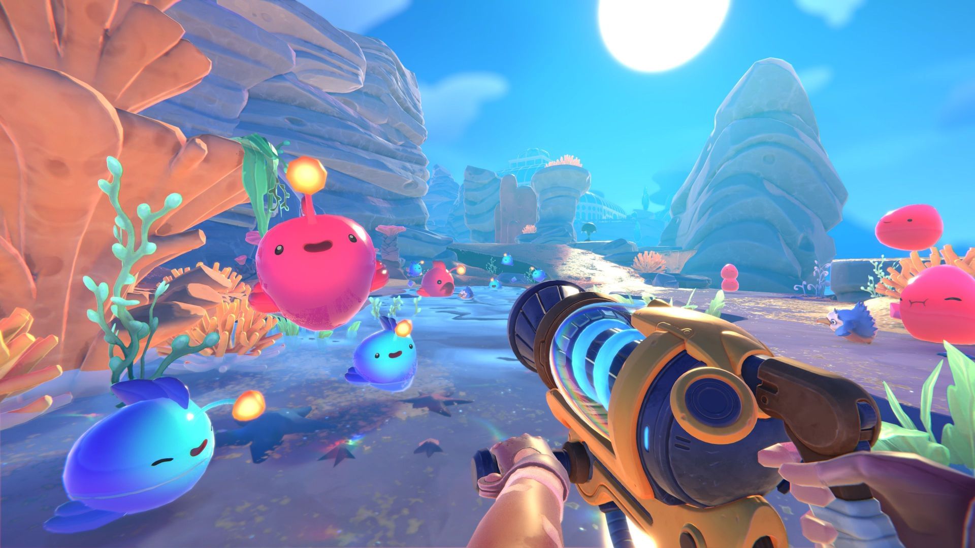Creating a farm and managing upgrades and progression would be easier in co-op (Image via Monomi Park)