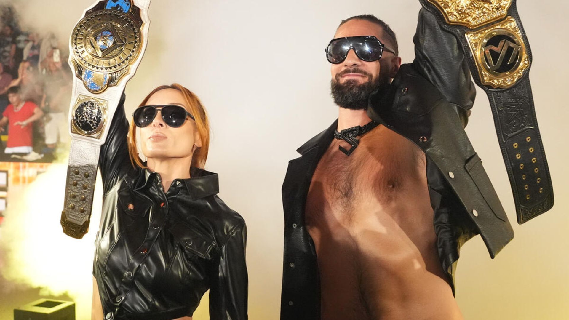 Seth Rollins and Becky Lynch this past week on RAW [Image: WWE.com]
