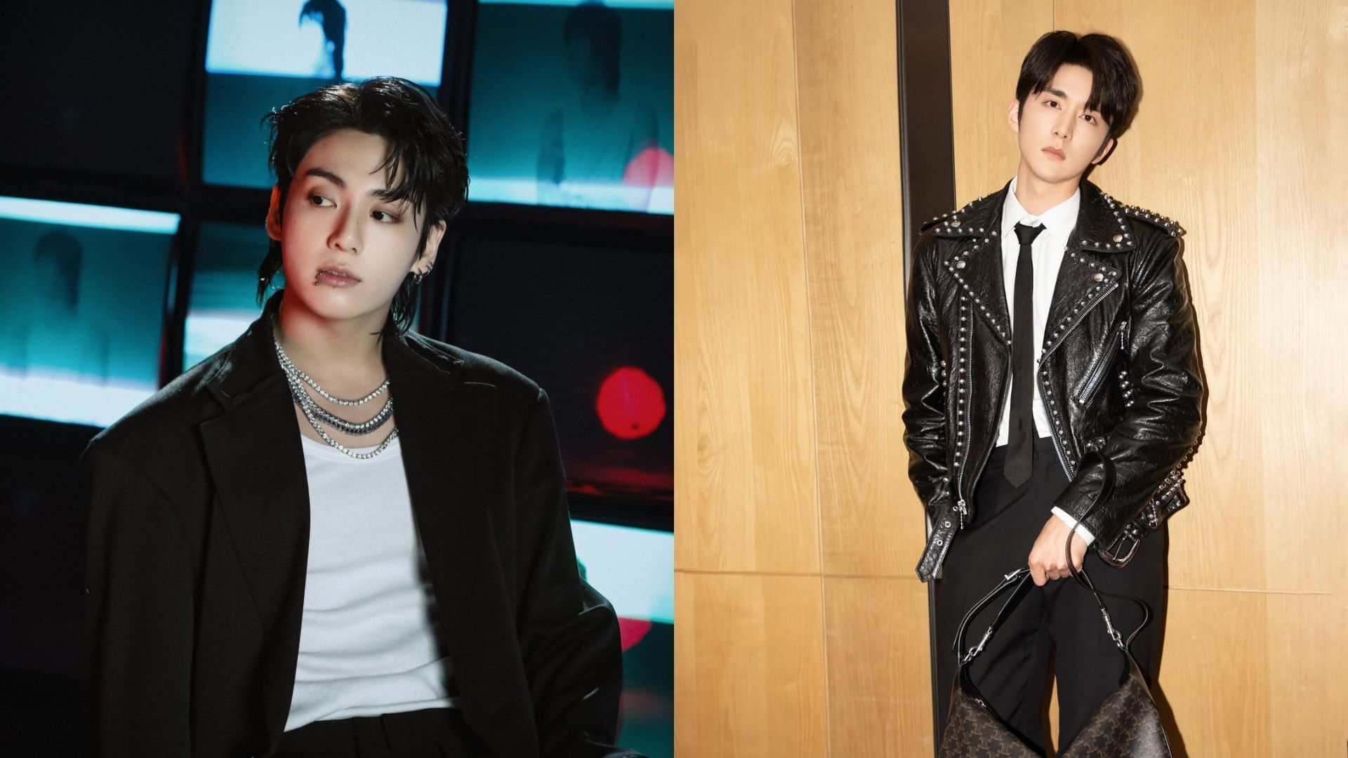 Jungkook is mentioned by popular Chinese actor Steven Zhang (Images via Instagram/steven_zhang95 and Weverse)