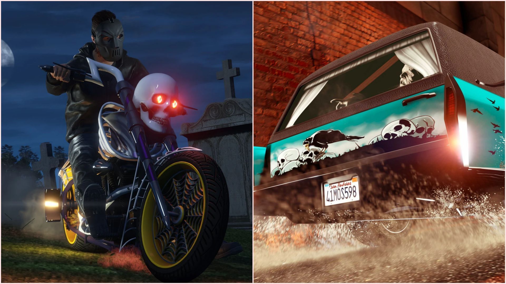 There are plenty of unique vehicles to drive in GTA Online during Halloween (Image via Rockstar Games // GTA Wiki)