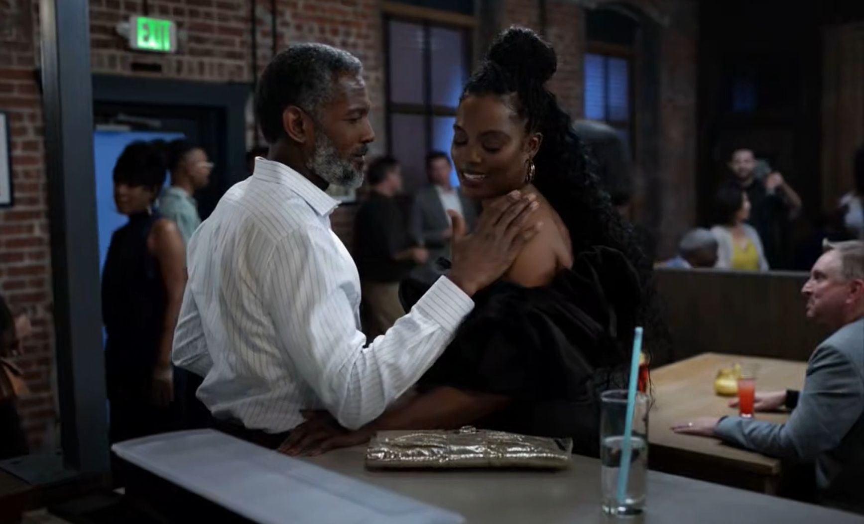 A still from Tyler Perry&#039;s Sistas season 9 episode 8 (Image via BET)